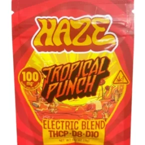 Tropical Punch Electric Blend Haze Gummies 100mg