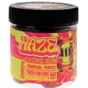 Tropical Punch Electric Blend Haze Gummies 2000mg