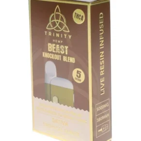 Tropical Runtz Trinity Hemp The Beast Knockout Blend Mod Box Vape 5G