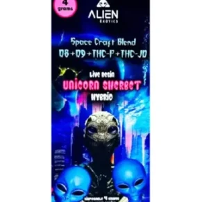 Unicorn Sherbet Alien Exotics 5Pace Craft Blend Live Resin Disposable 4G