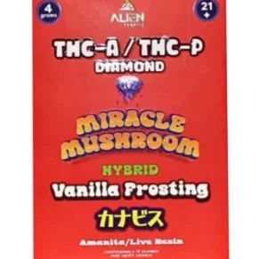 Vanilla Frosting Alien Exotics Miracle Mushroom THC-A x THC-P Blend Disposable Vape 4G