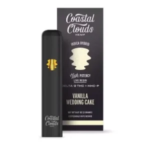Vanilla Wedding Cake Coastal Clouds Delta 8 + HHC-P Vape 2G