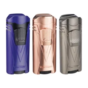 Vector Ironquad Quadruple Flame Torch Lighter