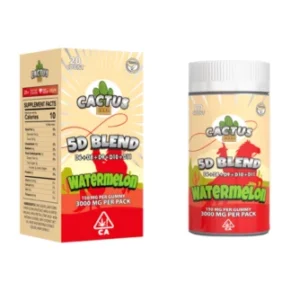 Watermelon Cactus Labs 5D Jar Gummies 3000mg