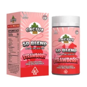 Strawberry Cactus Labs 5D Jar Gummies 3000mg