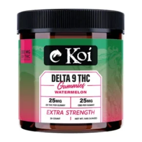 Watermelon Koi Extra Strength Delta 9 Gummies 20ct