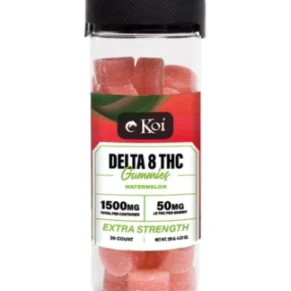 Watermelon Koi Extra Strength Delta 8 Gummies 1500mg