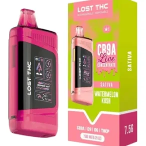 Watermelon Kush Lost THC CB9A Live Concentrate V2 Disposable 7.5G