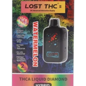 Watermelon Lost THC THC-A Liquid Diamond Disposable 2G