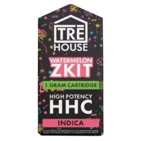 Watermelon Zkit Tre House Live Resin HHC Cartridge 1G