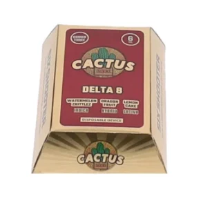 Watermelon Zkittlez | Dragon Fruit | Lemon Cake Cactus Labs Gold Reserve D8 Disposable 6ml