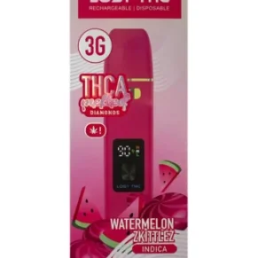 Watermelon Zkittlez Lost THC THCA Melted Diamonds Disposable 3G