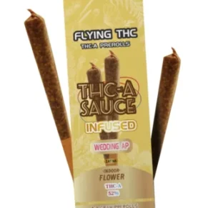 Wedding AP Flying Horse THCA Sauce Infused Pre-Rolls 2G