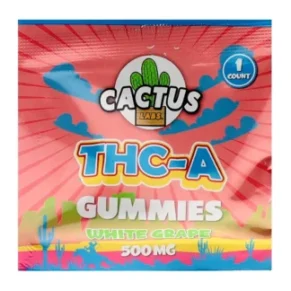 White Grape Cactus Labs THC-A Gummies 500mg