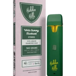 White Gummy Ztarburst Hidden Hills VVS Liquid Diamond Disposable 2G