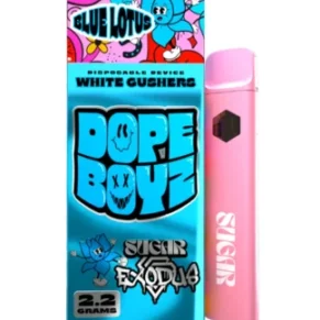White Gushers Dope Boyz Blue Lotus Sugar Exodus Disposable 2.2G