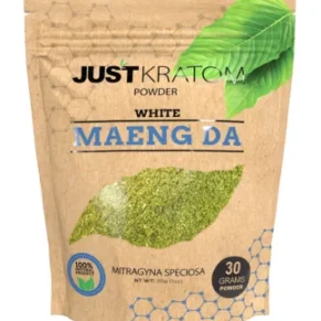 White Maeng Da Just Kratom Mitragyna Speciosa Powder 30g
