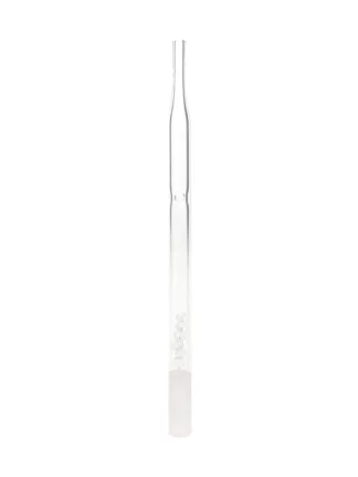 White Pink Glass Dabber With Diamonds