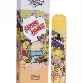 White Runtz Flying Horse Stoner Blend Disposable 3G