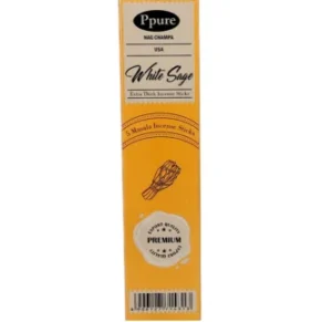 White Sage Ppure Nag Champa USA Extra Thick Incense Sticks