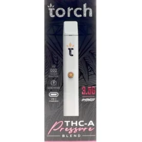 White Strawberry Skunk Torch THC-A Pressure Blend Disposable 3.5G