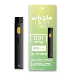 Whole Plant CBD Sativa GO Disposable Vape Pen