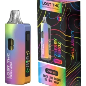 Zberry Nerdz Lost THC V2 Rainbow Edition THC-A+D9+D6+THCP Disposable 7.5G