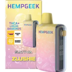 Zlushie Hempgeek THCA+Liquid Diamonds Disposable 8000MG
