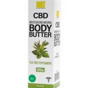 Tea Tree Peppermint Bolt CBD Bath Body Butter 200mg