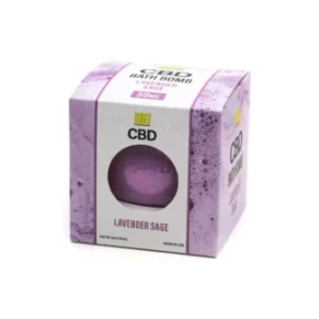 Lavender Sage Bolt CBD Bath Bomb 50mg