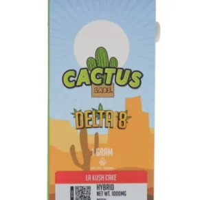 LA Kush Cake Hybrid Cactus Labs Delta 8 Cartridges 1G