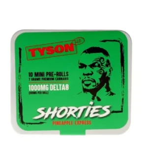 Pineapple Express Tyson 2.0 Shorties Delta 8 Pre-Rolls 7G