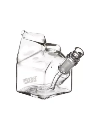 Grav Milk Carton Bubbler Hand Pipe