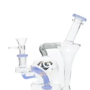 5″ Lito Recycler Dab Rig Diamond Glass