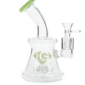 7″ Cross Percolator Dab Rig Diamond Glass
