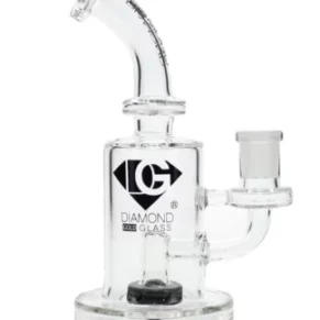 Diamond Glass 7″ Chomper Showerhead Perc Dab Rig