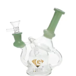 6″ Microscope Recycler Dab Rig Diamond Glass