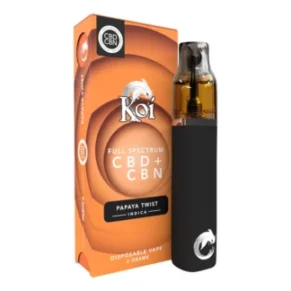 Papaya Twist Indica Koi Full Spectrum CBD + CBN Vape 2G