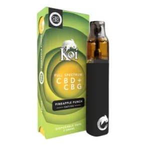 Pineapple Punch Sativa Koi Full Spectrum CBD + CBN Vape 2G
