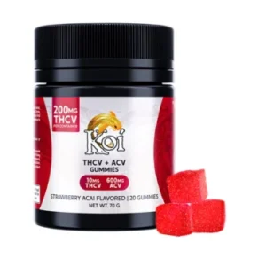 Strawberry Acai Koi THCV + ACV Gummies 200mg