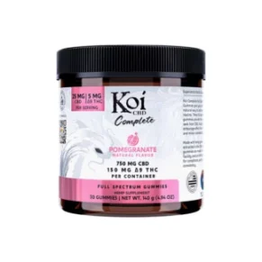Pomegranate Koi Full Spectrum CBD + D9 Gummies 750mg