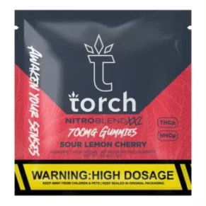 Sour Lemon Cherry Torch Nitro Blend XXL Gummies 700mg