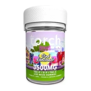 Pink Lemonade Torch Haymaker Blend Live Resin Gummies 3500mg