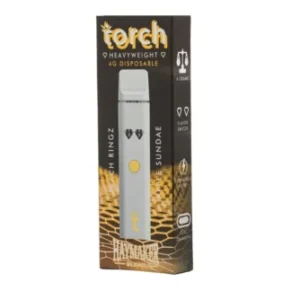 Peach Ringz | Apple Sundae Sativa Torch Heavyweight Haymaker Blend 4G Vape