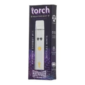 Rainbow Sherbet #11 | Zkittlez Mints Hybrid Torch Heavyweight Haymaker Blend 4G Vape