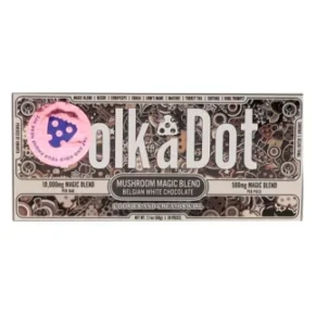 Cookies & Cream Swirl PolkaDot Magic Mushroom Belgian White Chocolate 500mg