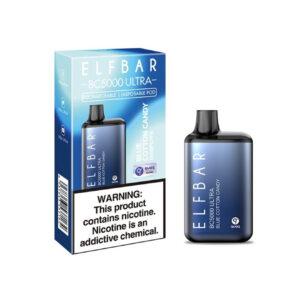ELF BAR ULTRA 5000 Disposable Pod Device - 5000 Puffs - Integrated 650mAh Battery - Blue Cotton Candy