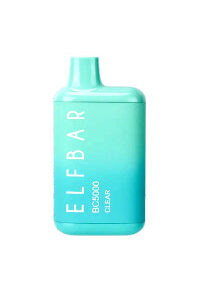 CLEAR ELF BAR BC5000 - EB DESIGN Disposable Vape - 5000 puff