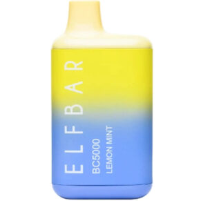 (ELF BAR) EB DESIGN BC5000 Disposable Vape - 5000 puff - Lemon Mint