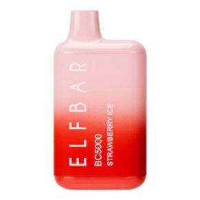 (ELF BAR) EB BC5000 Disposable Vape - 5000 puff - Strawberry ICE